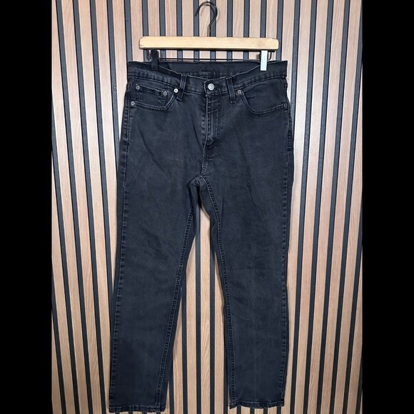 Levis 541 Jeans 32 x 32 Mens Black Athletic Fit Denim Stretch - Picture 1 of 10